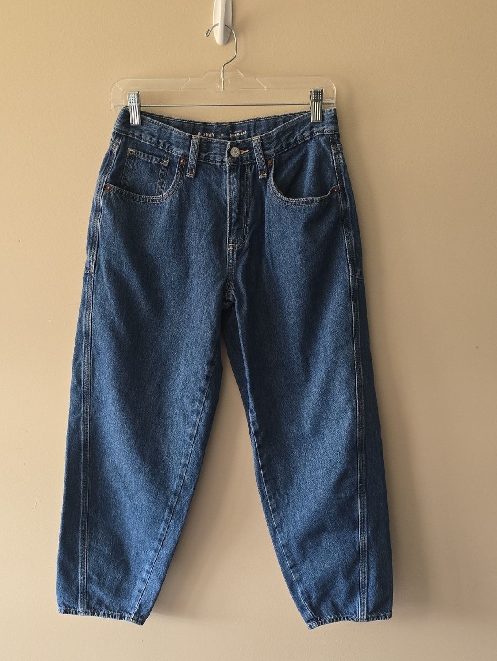Old Navy High-Rise Barrel Leg Jean- Size GIRL 18/XXL